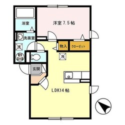 リビングタウン石川B棟の物件間取画像